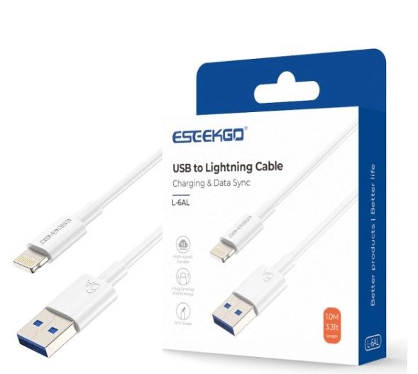 USB to Lightning 6A Data Cable EB-PRO Earphone set cable L-6AL