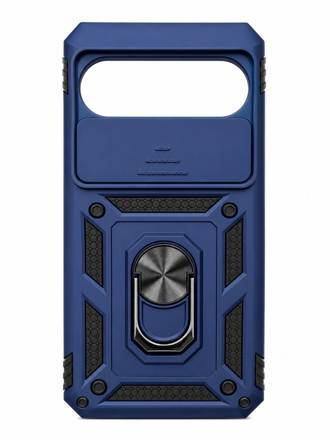 Well Protective Magentic Ring Stand Camera Protective for Google Pixel 9 Pro XL 6.8 inch - Blue