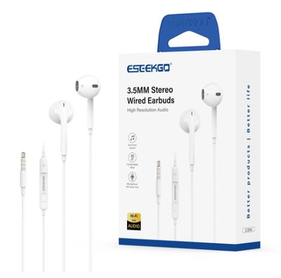 ESEEKGO E-20M 3.5MM Stereo Wired Earbuds