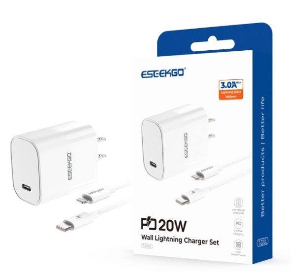 ESEEKGO brand T-22UL charging head set Type-c TO Lightning