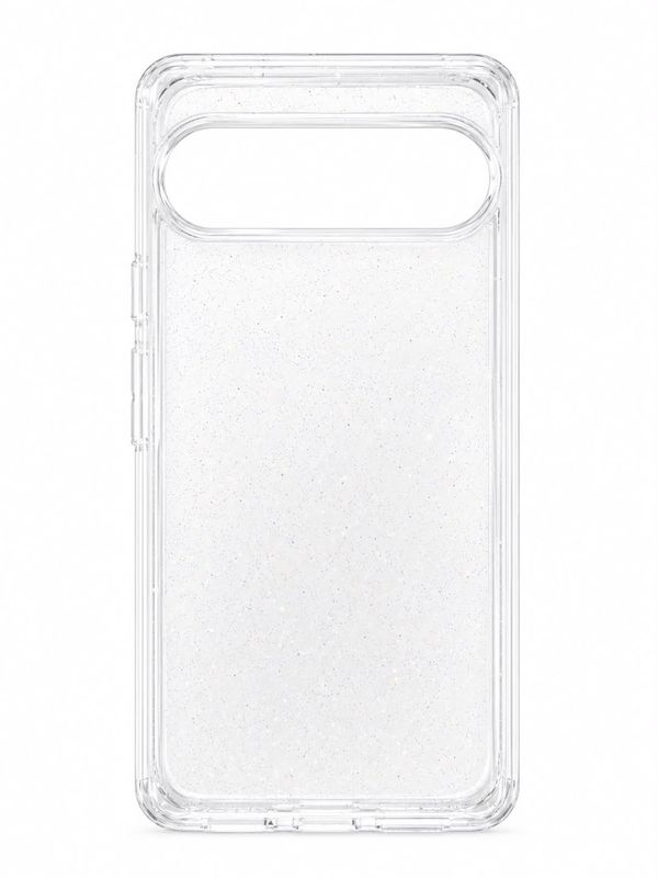 Glitter Ultra Thick 3mm Transparent Hybrid Case for Google Pixel 9 Pro XL 6.8 inch  - Clear