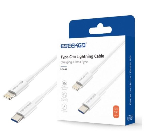 Type-C to Lightning 6A Data Cable L-6LW