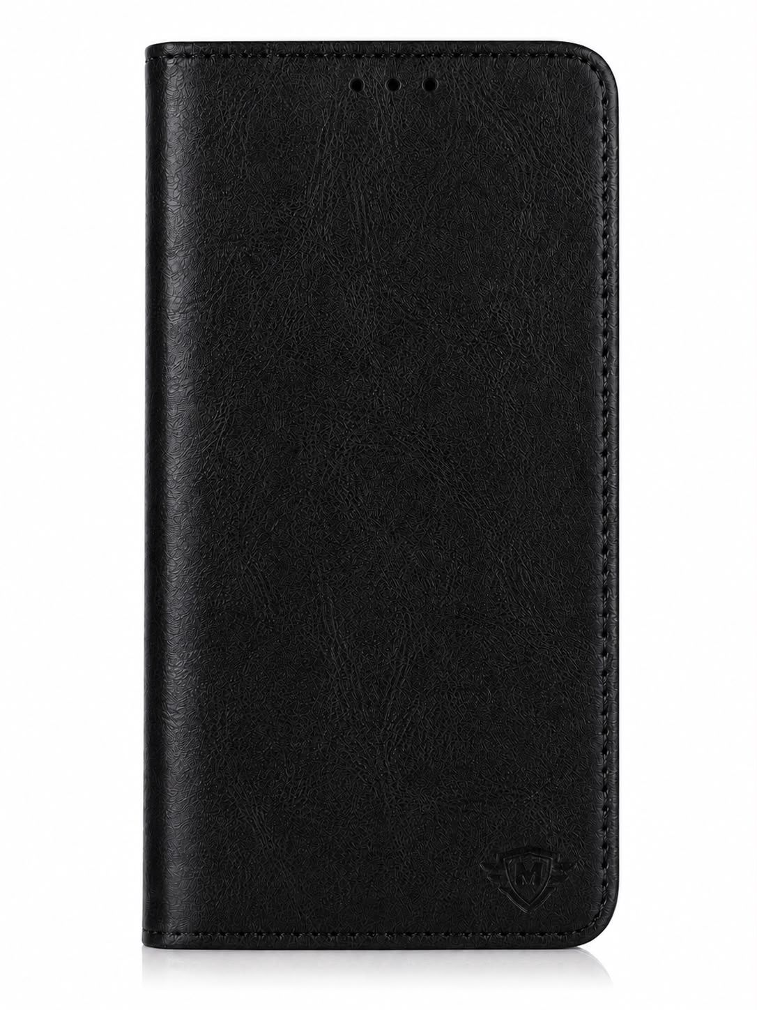 METKASE Wallet PU Vegan Leather ID Card Money Holder with Magnetic Closure in Slide-Out Package for Motorola Moto G Play 2024 - Black