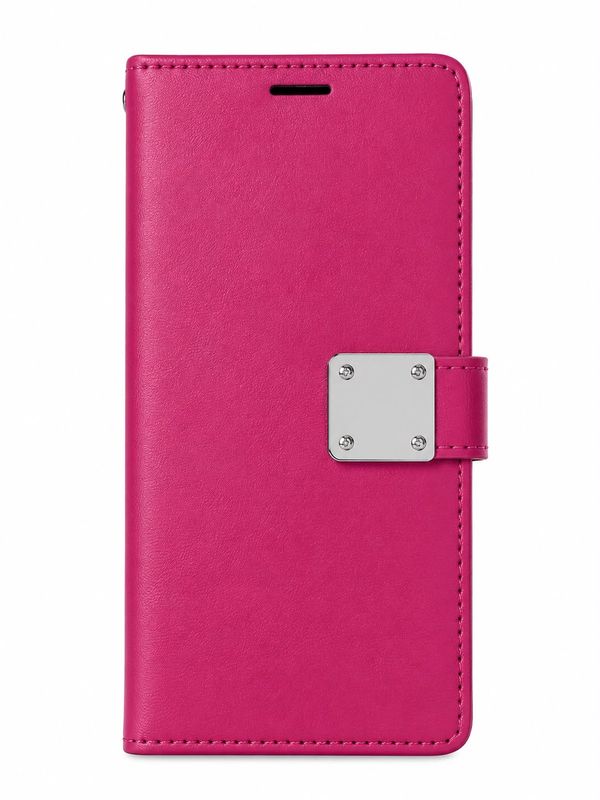 Wallet ID Card Holder for iPhone 17e/16e/SE4- Hot Pink