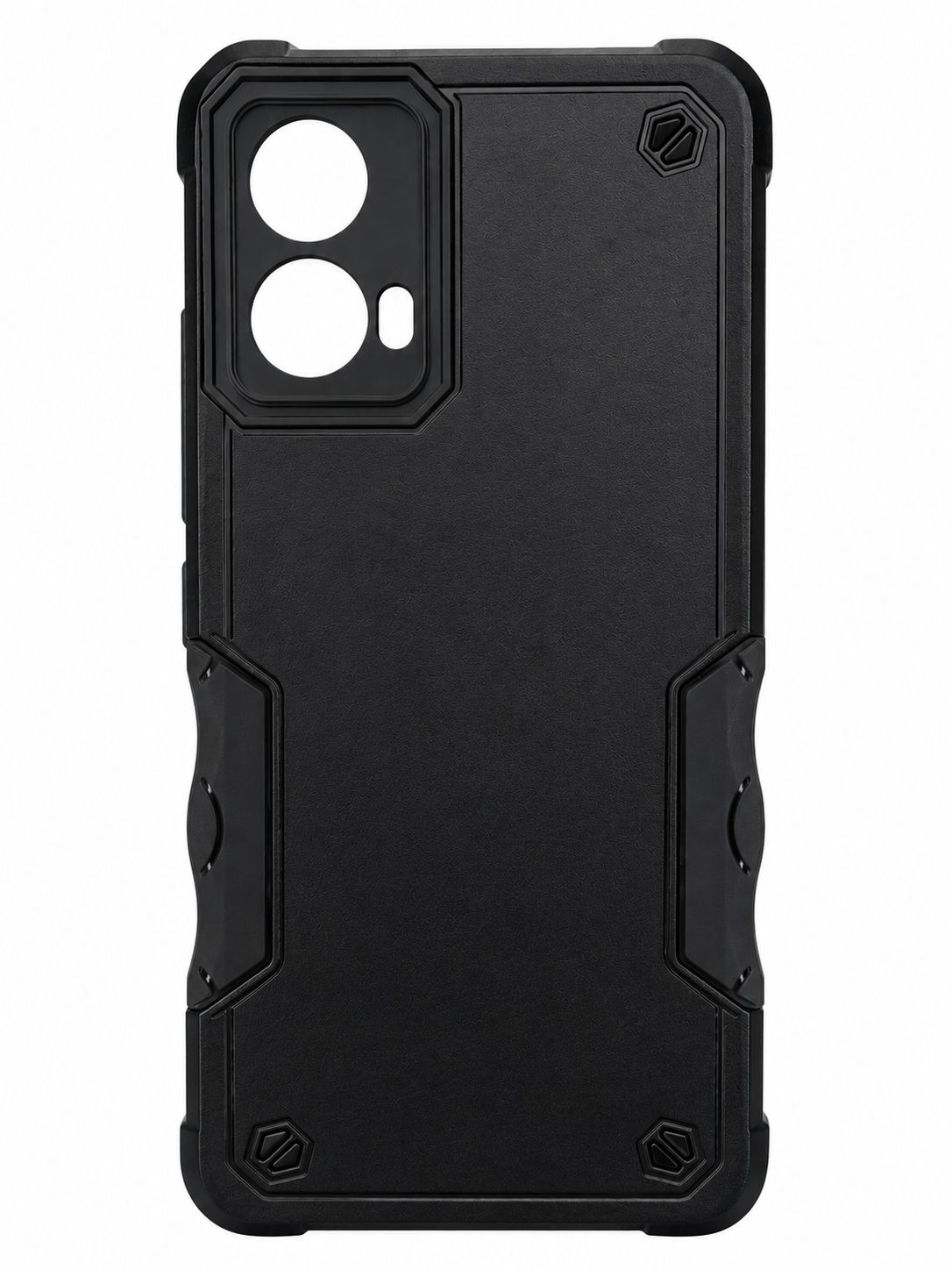 Exquisite Tough Shockproof Hybrid Case Cover for Motorola Moto G 5G 2024 - Black