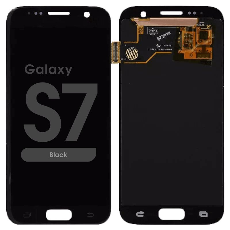 OLED SCREEN AND DIGITIZER ASSEMBLY FOR SAMSUNG GALAXY S7 (G930) (NO FRAME) (BLACK) (IS)