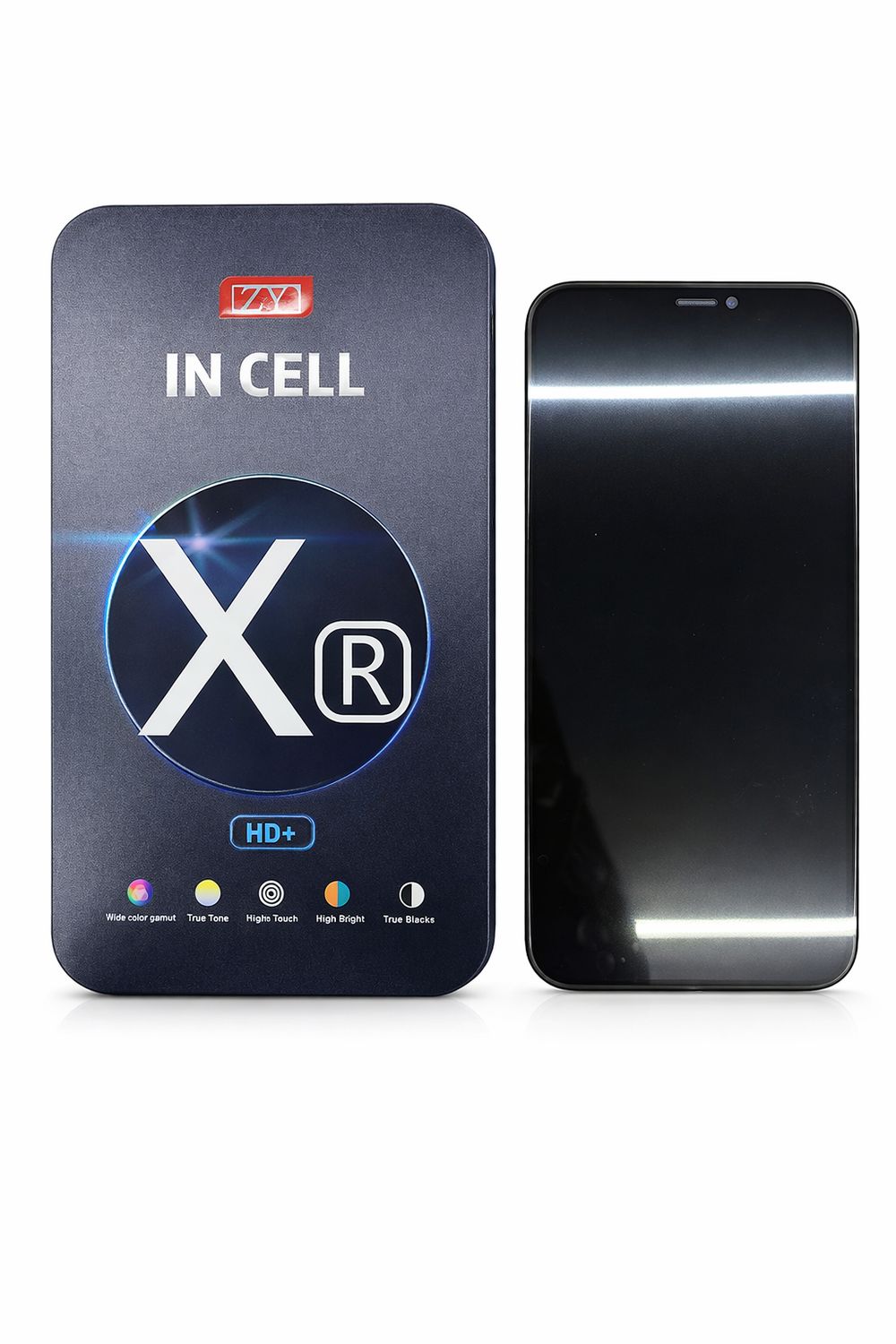 iPhone XR LCD Digitizer Assembly ZY HD INCELL quality lcd (Black)