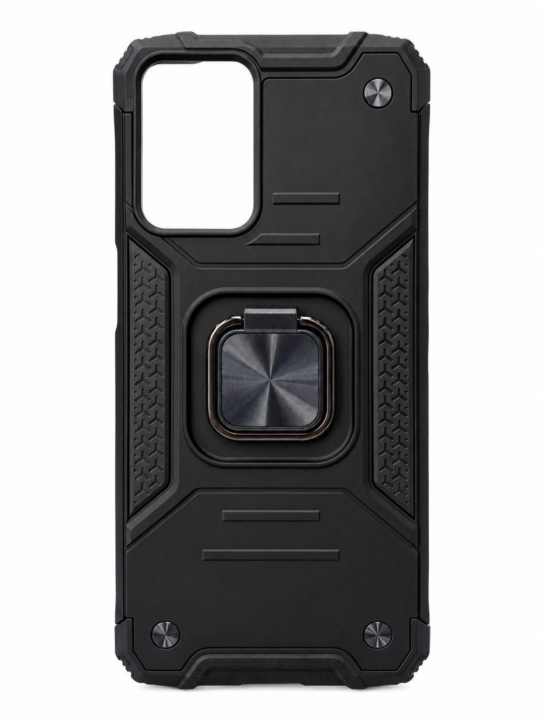 Robust Magnetic Kickstand Hybrid Case Cover for Motorola Moto G Play 2024  - Black