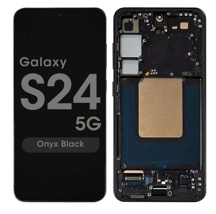 SAMSUNG S24 LCD (IS) WITH FRAME REF Black