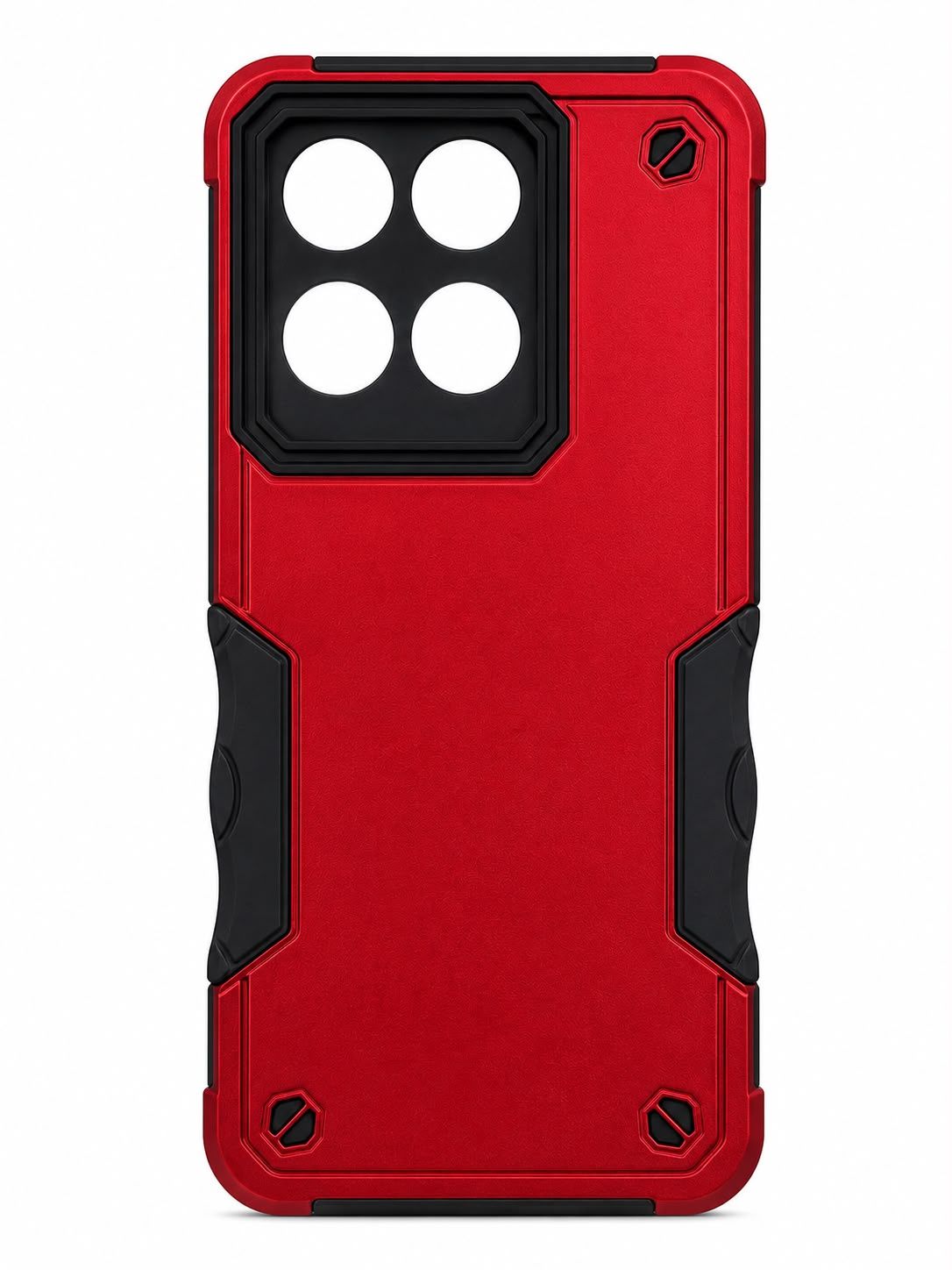 Exquisite Tough Shockproof Hybrid Case Cover for Moto G Stylus 5G 2025 - Red