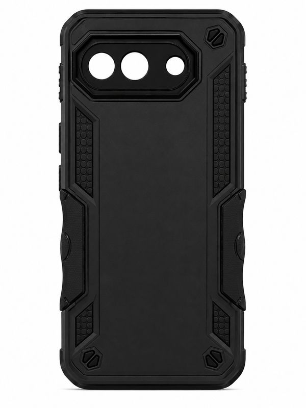 Exquisite Tough Shockproof Hybrid Case for Google Pixel 9A - Black