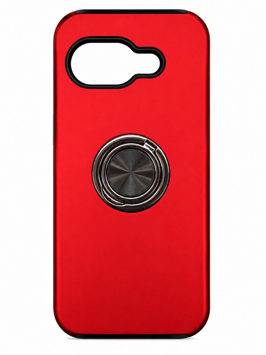 Chief Oil Painted Magnetic Ring Stand Hybrid Case for Google Pixel 9A  - Red