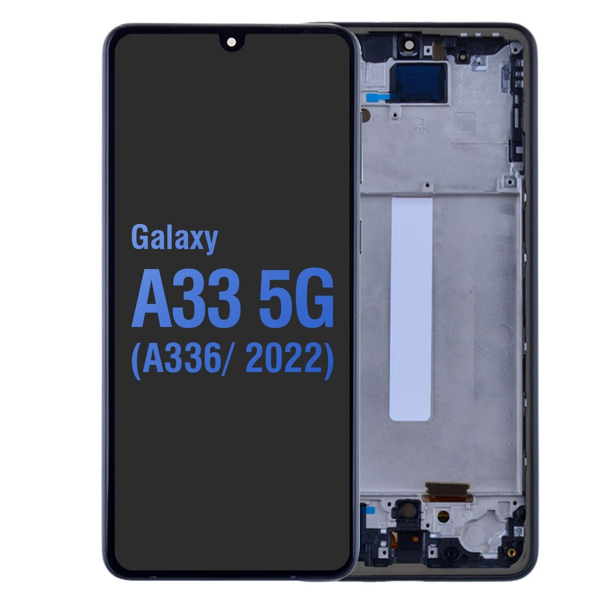 SAMSUNG A33 5G LCD WITH FRAME A336 2022 SOFT (IS)