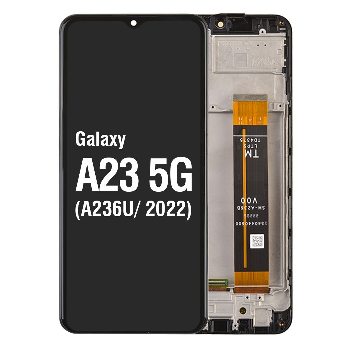 PH-LCD-SS-003413BKU LCD Screen Digitizer Assembly with Frame for Samsung Galaxy A23 5G A236U - Black