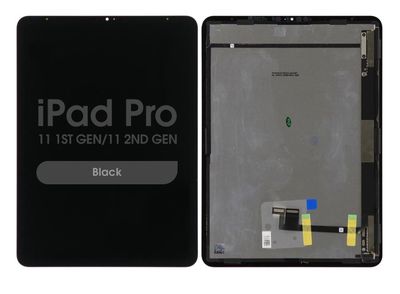LCD ASSEMBLY WITH DIGITIZER FOR IPAD PRO 11" (1ST GEN: 2018) / IPAD PRO 11" (2ND GEN: 2020) - Black