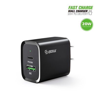 EA20-BK  20W PD&amp;QC Fast Wall Charger