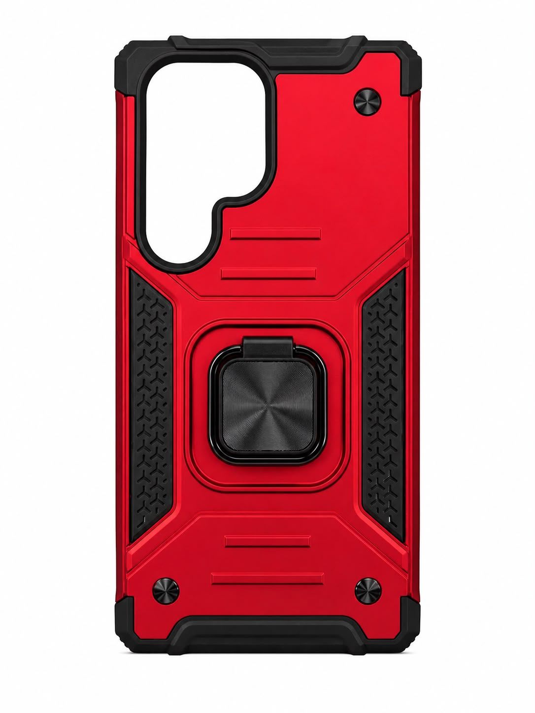 [PolyBag] Robust Magnetic Kickstand Hybrid For Samsung s25 Ultra- Red