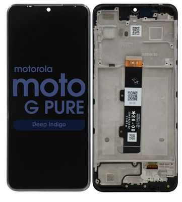 MOTO G PURE LCD WITH FRAME BLACK (IS) XT2163/2021