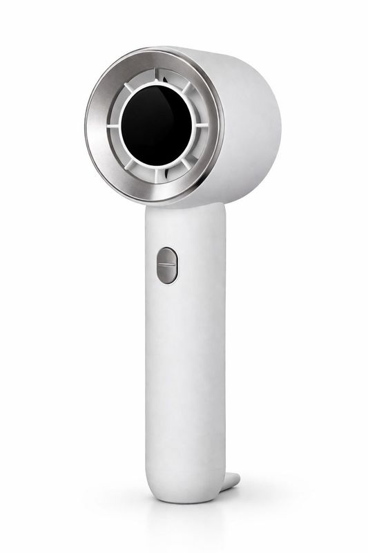 AY06 Brushless Digital Display Handheld Fan (100 levels)-WHITE
