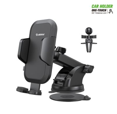 EH42BK:AIR VENT &amp; DASHBOARD 2 IN 1 CAR PHONE MOUNT(6/36)