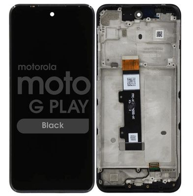MOTO G PLAY (XT2271-5) LCD ASSEMBLY WITH FRAME (REFURBISHED)