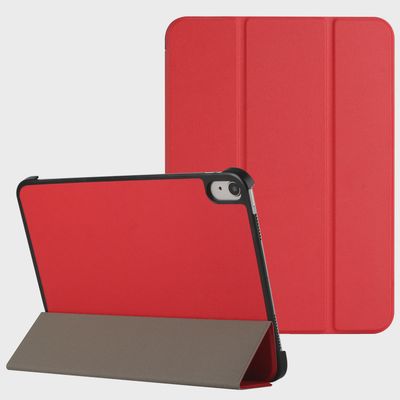 Trifold Magnetic Closure PU Leather Case CoverFor Samsung A9 Plus 11 inch  - Red