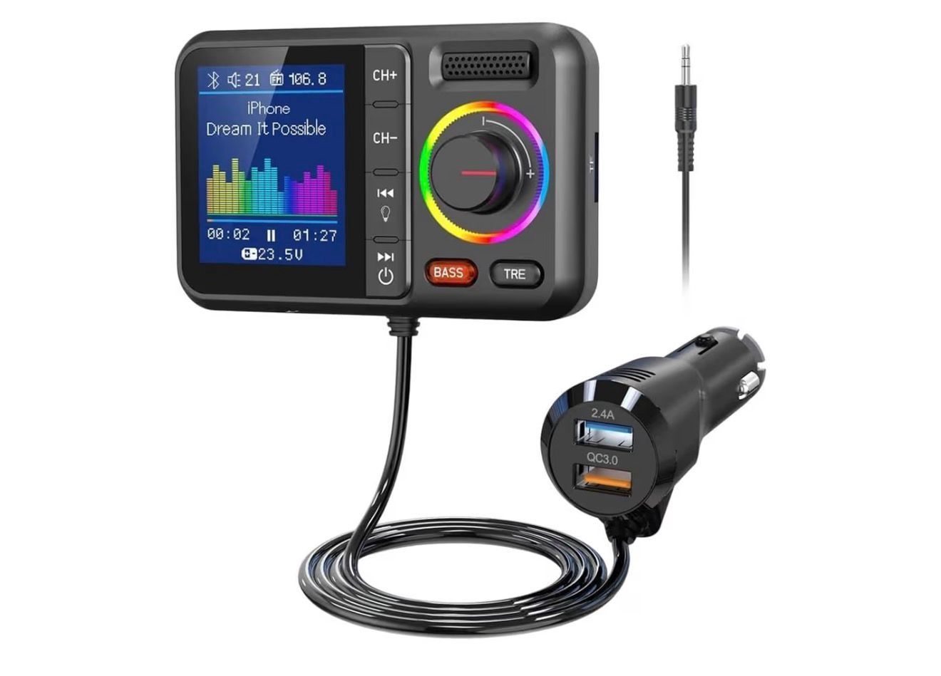 BT98 BLUETOOTH FM TRANSMITTER