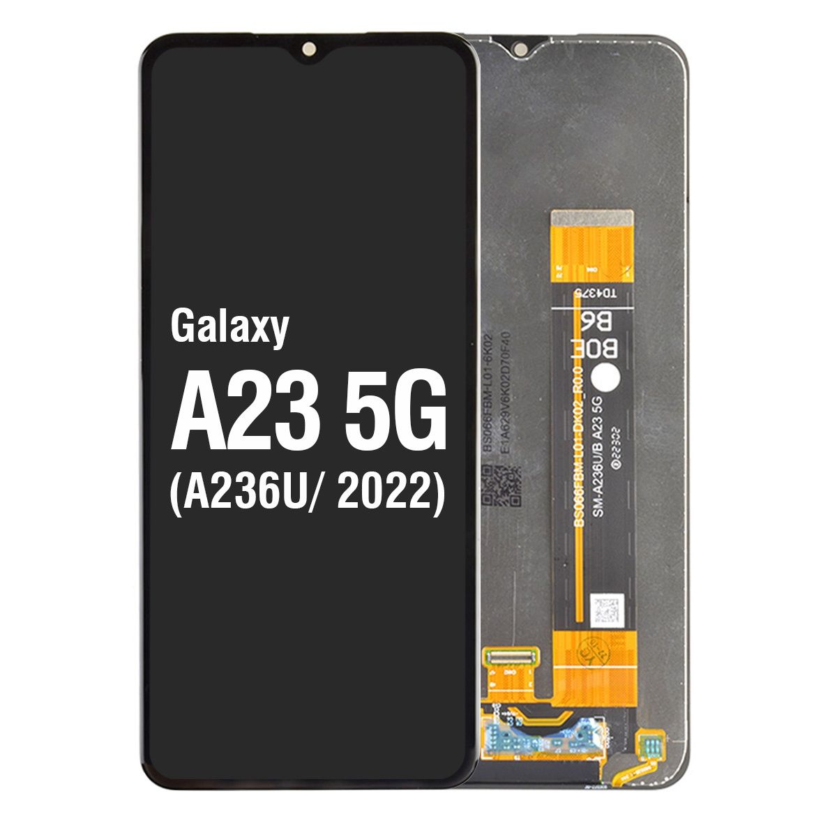 Refurbished - LCD Screen and Digitizer Assembly for Samsung Galaxy A23 5G (A236U / 2022) (No Frame) (Black)