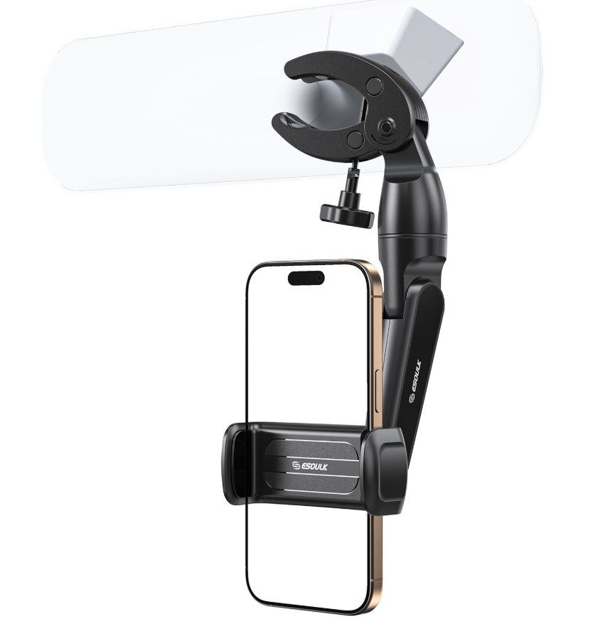 Esoulk Car Rearview Mirror Phone Holder