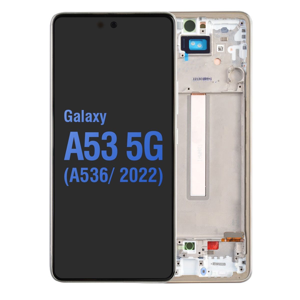 A53 5G (A536 / 2022) (Black) With Frame, INCELL