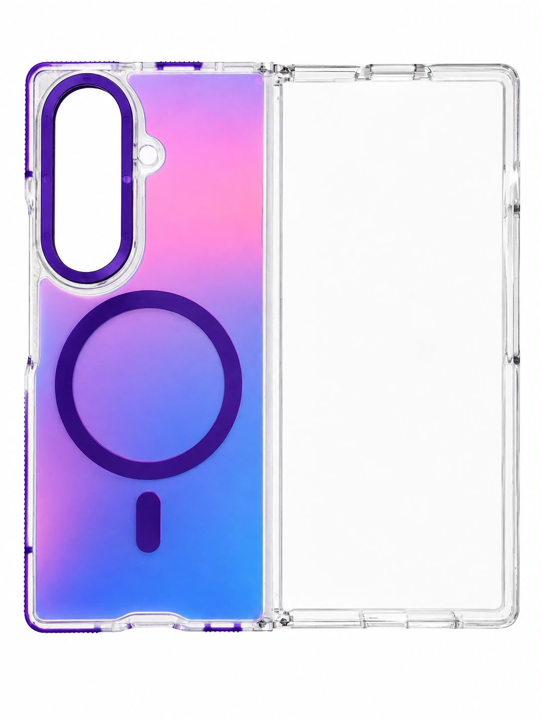 XC-Raibow Magsafe Samsung Z Fold 7 Purple