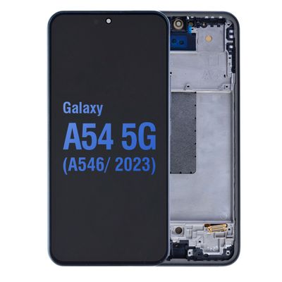 SAMSUNG A54 5G LCD WITH FRAME BLACK (IS) (A546 / 2023)