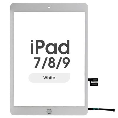 IPAD 7/8/9 DIGITIZER WITH HOME BUTTON WHITE PREMIUM
