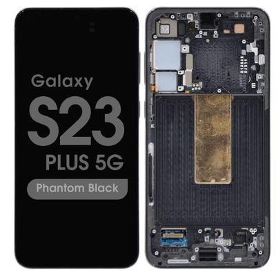 Samsung Galaxy S23 Plus 5G (Refurbished) (Phantom Black) OLED Assembly With Frame