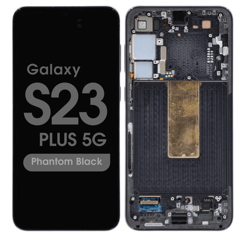Samsung Galaxy S23 Plus 5G  (Phantom Black) OLED Assembly With Frame