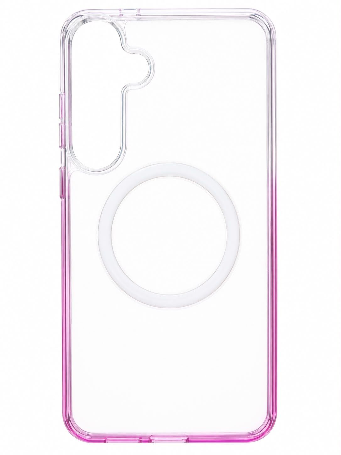[PolyBag] For Samsung s25 Plus/s24 Plus Magnetic Space Gradiant Case - Two Tone Pink