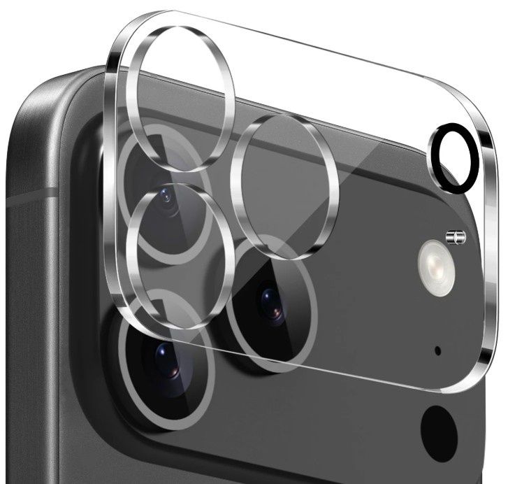 Camera Clear Tempered Glass (2.5D) for iPhone 17 Pro