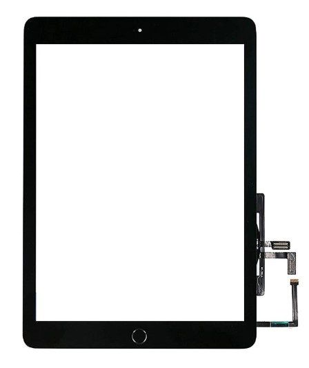 DIGITIZER FOR IPAD 5 (2017) (HOME BUTTON PRE-INSTALLED COMPATIBLE FOR IPAD AIR 1)(BLACK)