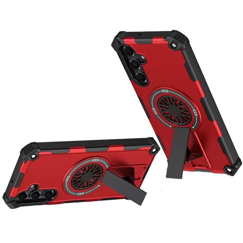 Texture Design Magnetic Car Mount Friendly HQ Hybrid A-36 5G - Red