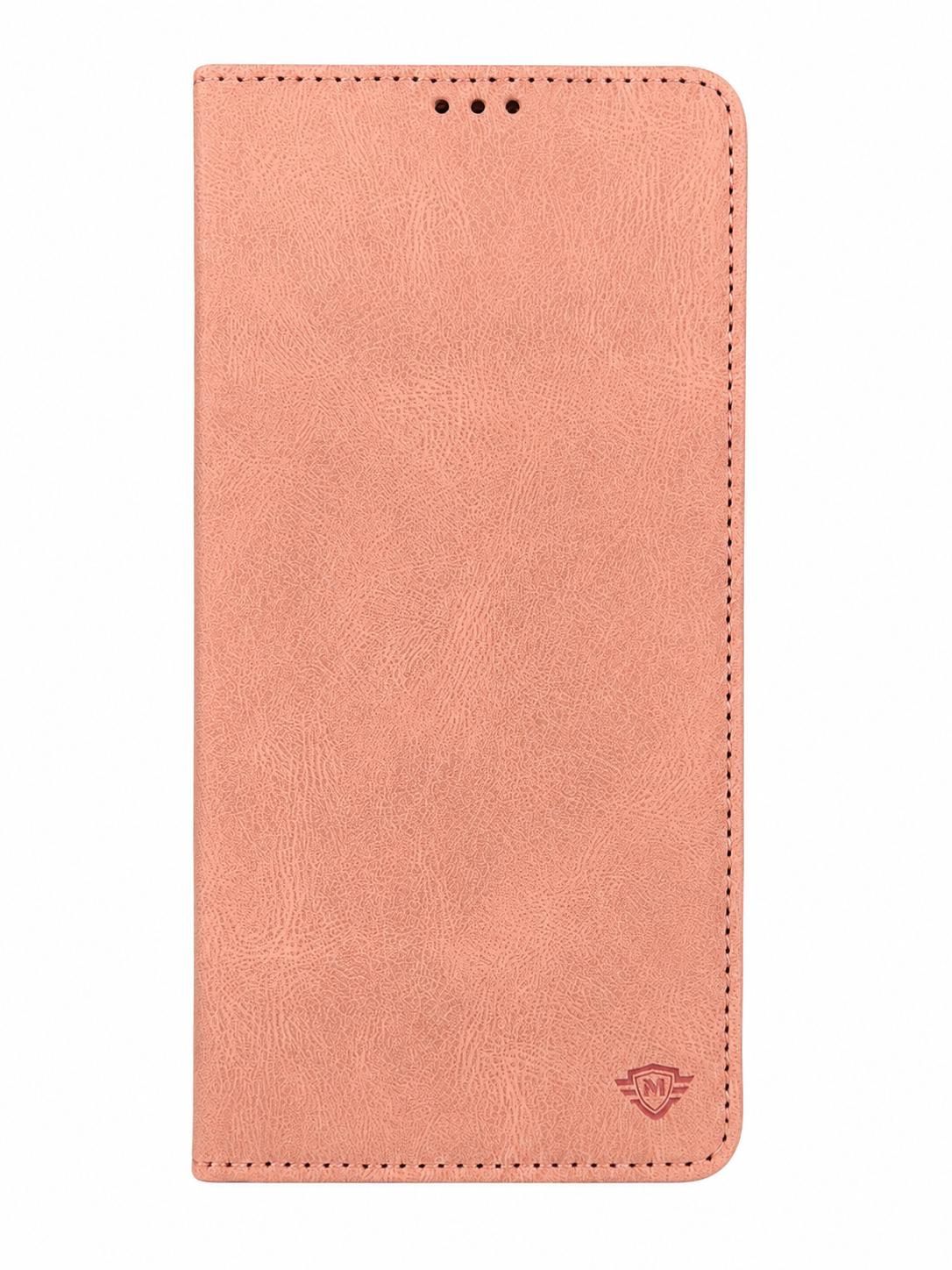 METKASE Wallet PU Vegan Leather ID Card Money Holder with Magnetic Closure in Slide-Out Package A35 5G - Rose Gold