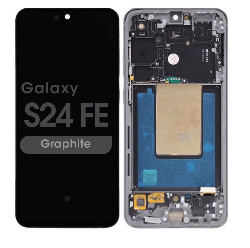 S24 FE W/ Frame, Black, REFURBISH