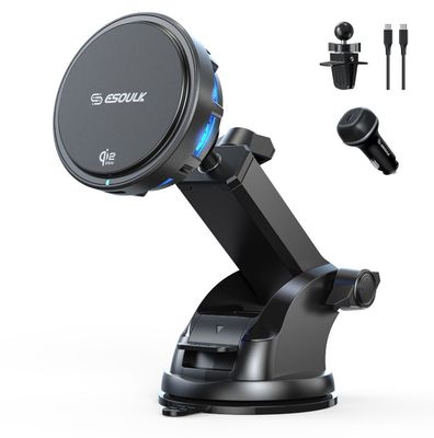 25W Qi2.2 Cooling Magnetic Wireless Car Charger Dashboard