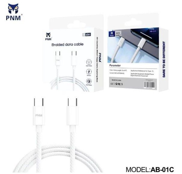 PNM NYLON BRAIDED TYPEC TO TYPEC