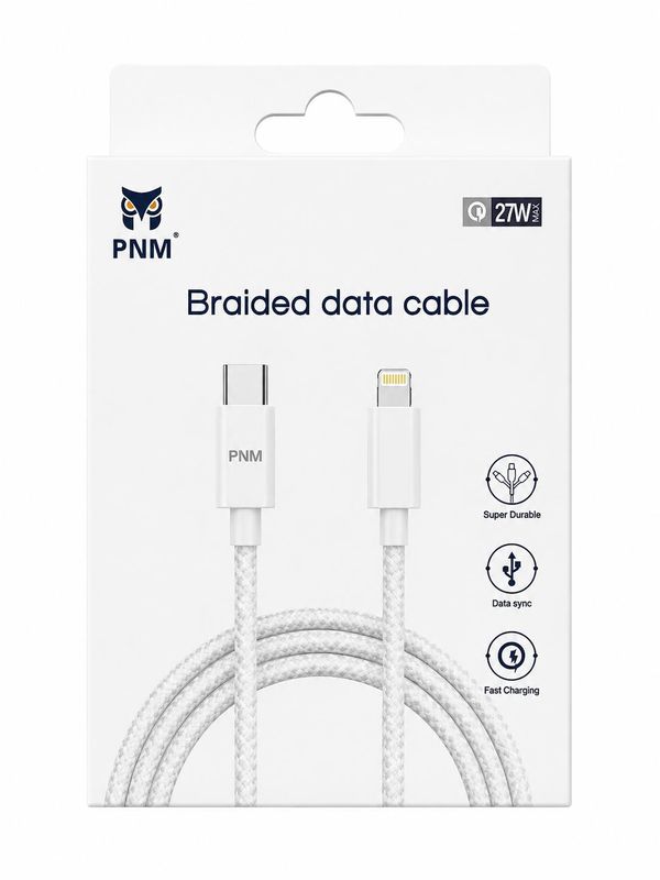 PNM NYLON BRAIDED TYPE C TO LIGHTING