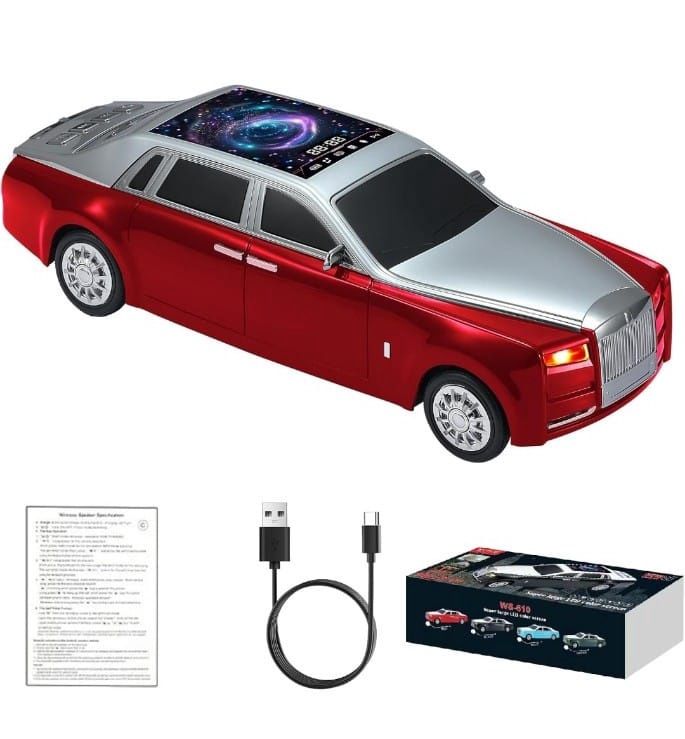 WS-610 car model audio system RED