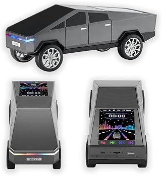 WS-580 CYBER TRUCK Car model Bluetooth speaker GRAY