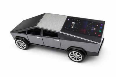 WS-580 CYBER TRUCK Car model Bluetooth speaker GRAY