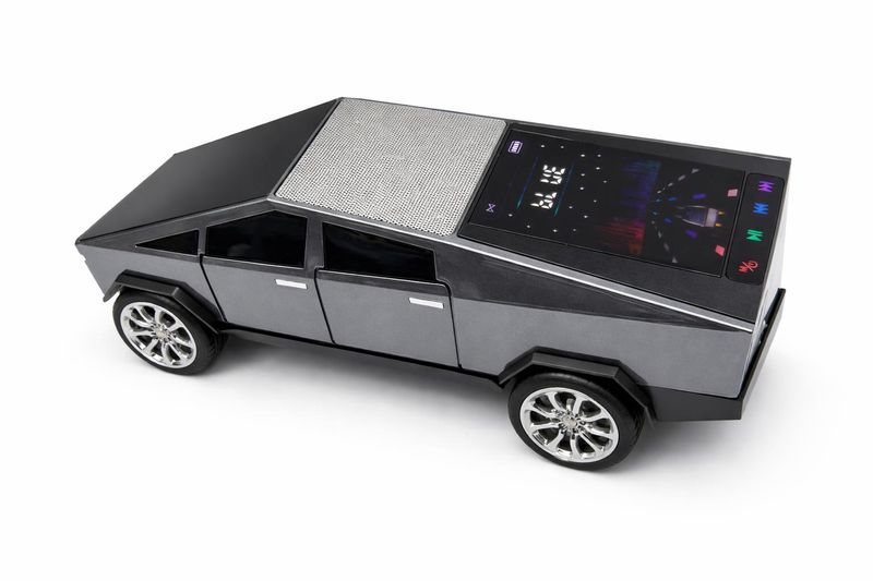 WS-580 CYBER TRUCK Car model Bluetooth speaker GRAY
