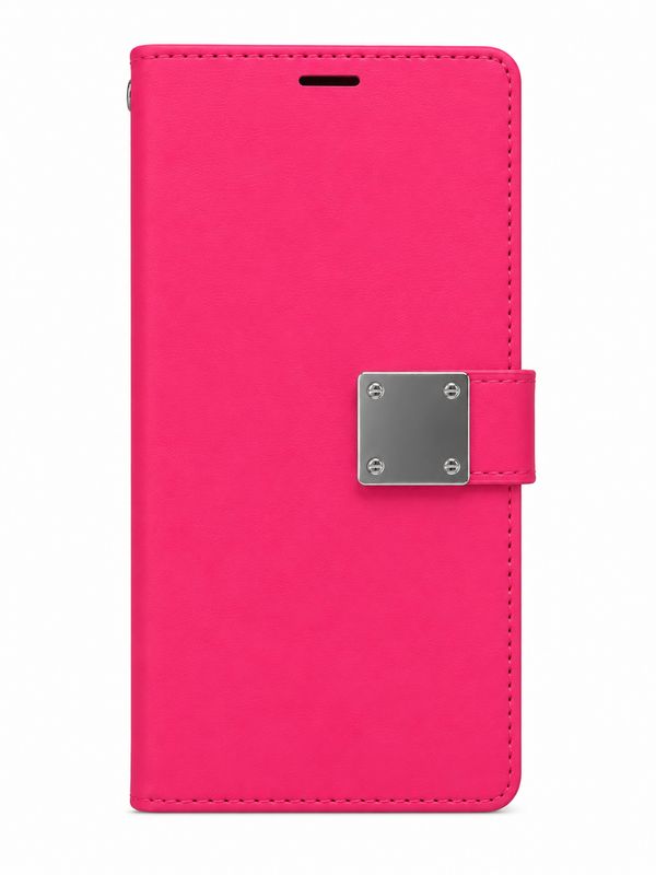 Ultra Wallet ID Card Holder Case Cover For Samsung Galaxy s20 Ultra- Hot Pink