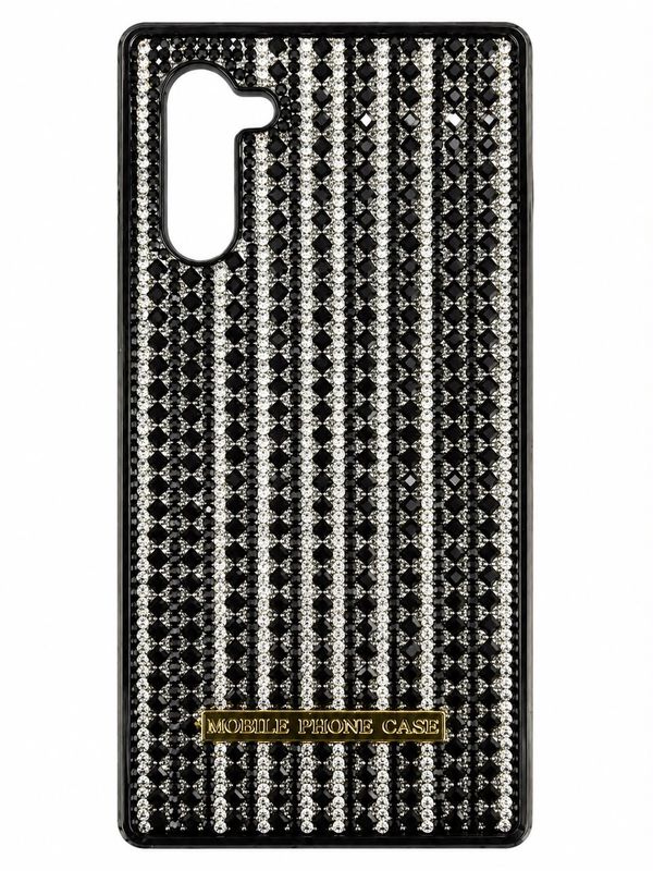 VERTICAL BLING CASE FOR SAM NOTE 10-BLACK